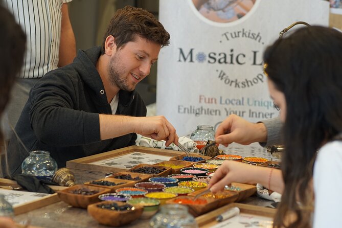 Antalya: Turkish Mosaic Lamp Workshop in Old Town – All Included - The Warm Welcome: Tea, Turkish Coffee, and Turkish Delights