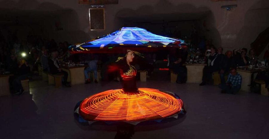 Avanos: Turkish Music and Dance Show with Dinner & Drinks - The Show: Belly Dance and Regional Folk Dances With Live Music