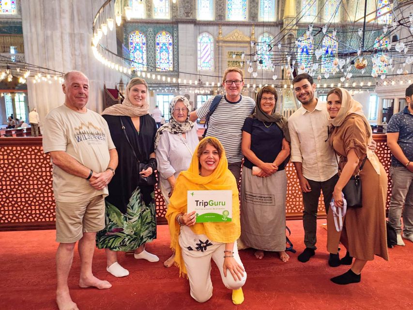 Blue Mosque: Art and Symbolism Guided Group Walking Tour - The first look at blue stained glass and 20,000+ handmade tiles