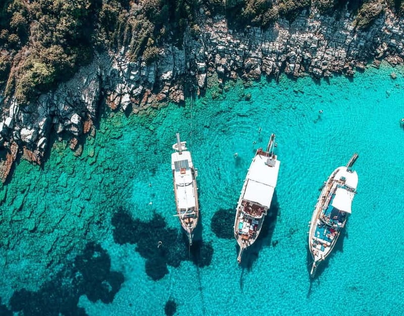 Bodrum: Karaada Boat Cruise with Lunch - Aquarium Bay snorkeling, clear water that lives up to the hype
