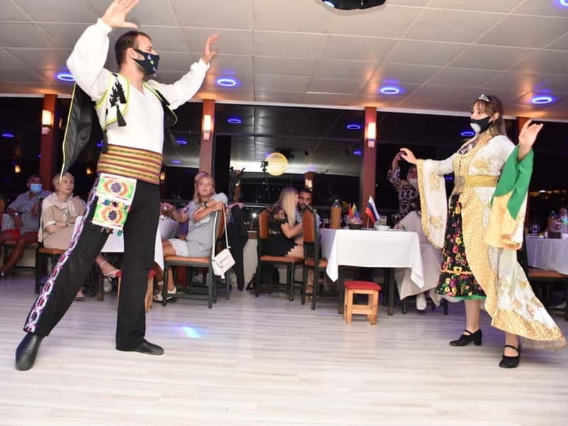 Bosphorus Dinner Cruise & Turkish Night with Live Shows - 2.5 hours on the Bosphorus, where landmarks glow
