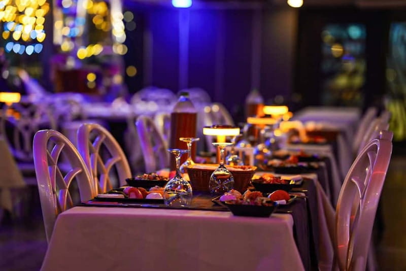 Bosphorus Dinner Cruise w/ Unlimited Drinks & Entertainment - The illuminated sights you pass: Bosphorus landmarks in night mode