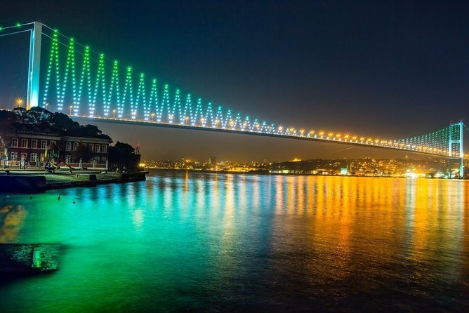 Bosphorus Night Cruise: Dinner, Drinks & Hotel Pickup - Turkish night show: belly dance, henna, Romany performers, and a DJ set