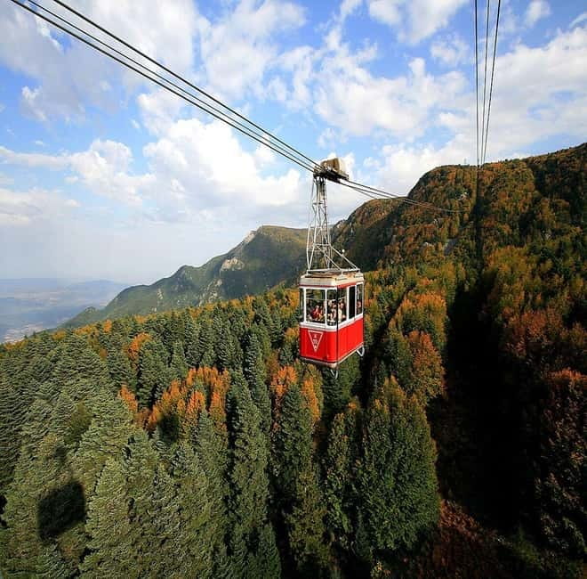 Bursa Nature Tour with Lunch & Cable Car (optional) - Cable car ride to Bursa city center: the best viewpoint per minute