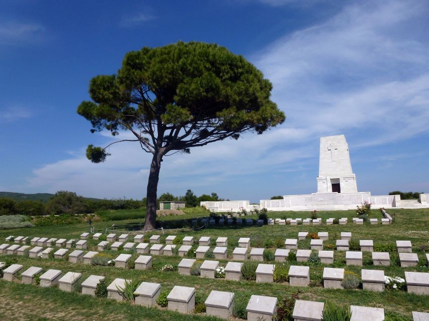 Canakkale: 6-Hour Gallipoli Tour with Lunch - Cemeteries and memorials: Ariburnu, Lone Pine, and Johnston’s Jolly