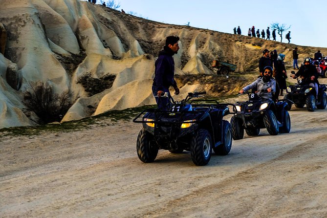 Cappadocia 2-Hours Sunset ATV Quad Tour w/Free Hotel Transfer - Riding the ATV safely on dusty roads