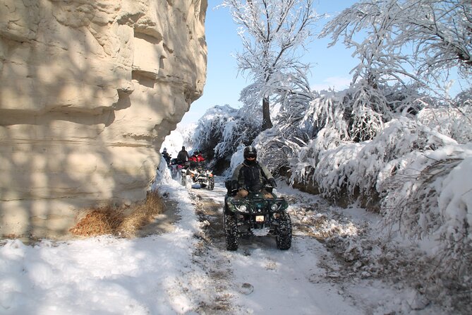 Cappadocia ATV Tour / Quad-Bike Safari / Sunset or Day time - Cavusin Village stop: quick walk, real human history, and Red Valley vibes
