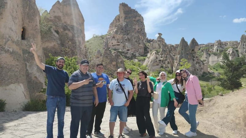 Cappadocia: Guided Red Tour with Lunch and Ticket - Uçhisar Castle Area: The Big Fairy Chimney Viewpoint Stop