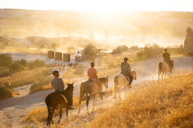 Cappadocia Horseback Ride through Valleys — Sunset/hoteltransfer - Ride Past Meskendir Valley, Then Aim for the Kılıçlar Vadisi Photo Stop