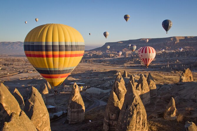 Cappadocia Hot Air Balloon Tour Over Fairychimneys - Landing and the Nonalcoholic Champagne Moment