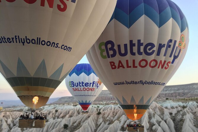 Cappadocia Hot Air Balloons or Kelebek Flight - Landing With Champagne, Plus a Certificate and Medal