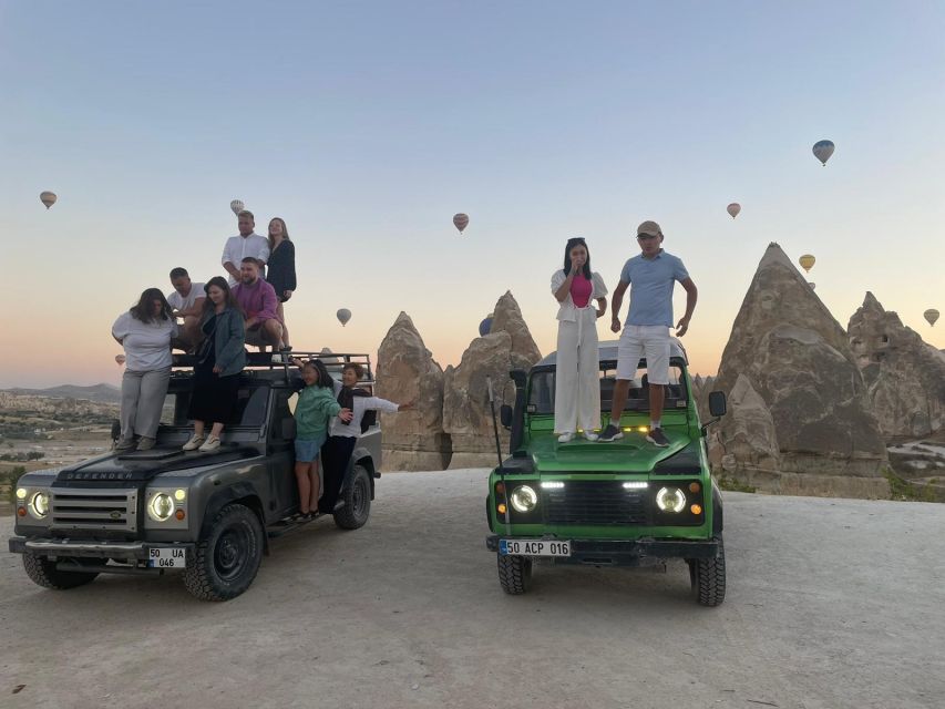 Cappadocia: Jeep Safari with Mini Underground City - Ortahisar Panorama and the Eagle Hill Champagne Moment