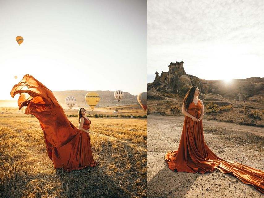 Cappadocia: Photo Shooting With Flying Dresses - Language support and a private-group feel