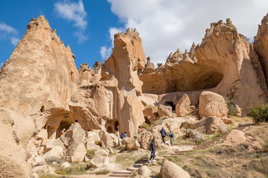 Cappadocia Red(North) Tour With Private Tour Option - Paşabağı (Monks Valley): multi-headed fairy chimneys up close