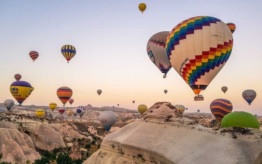 Cappadocia: Red Tour and Sunrise Balloon Tour - Esentepe panoramic viewpoint and Uchisar Castle: finishing at the highest point