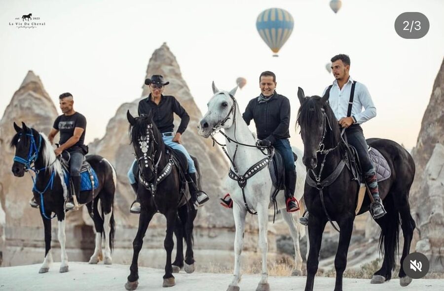 Cappadocia's Sunrise Horseback Riding - Ladies Monastery area: ending with a quieter viewpoint