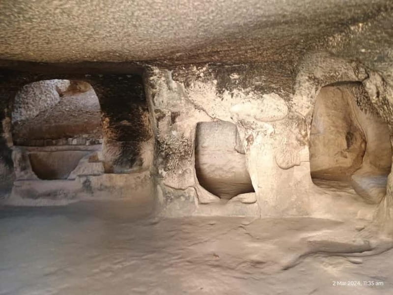 Cappadocia: Semi Private Blue Tour with Lunch - pickup hotel - Mustafapaşa (Sinasos): Greek houses, churches, and layers you can still see