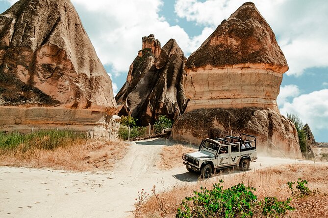 Cappadocia: Sunrise and Sunset Jeep Safari - Sword, Rose, Red, and Love Valleys: quick stops with big photo payoff