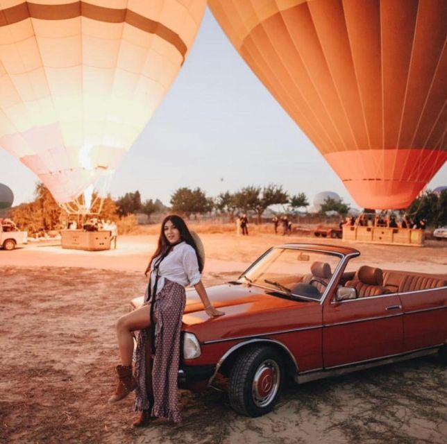 Cappadocia: Sunrise, Day Tour & Sunset Classic Car Tour - Sunrise Balloon Chasing: Takeoff Area, Then The Valley Chase