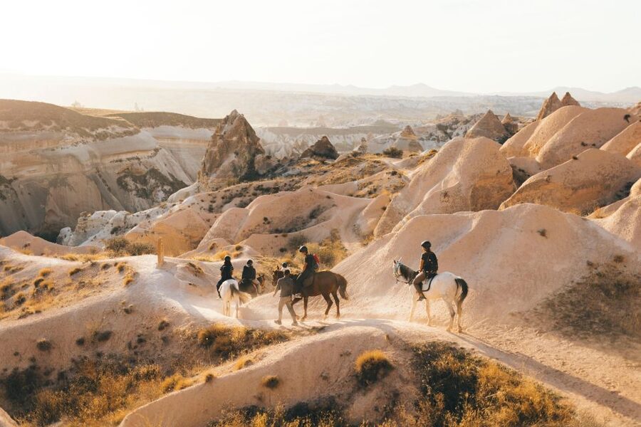 Cappadocia: Sunset or Daytime Horse Riding Tour - Fairy chimneys and the lunar-feel terrain, where pro photo tips matter