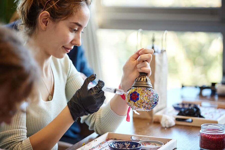Cappadocia: Traditional Mosaic Lamp Workshop - Where You Meet in Göreme: Nomads Cave Hotel Terrace