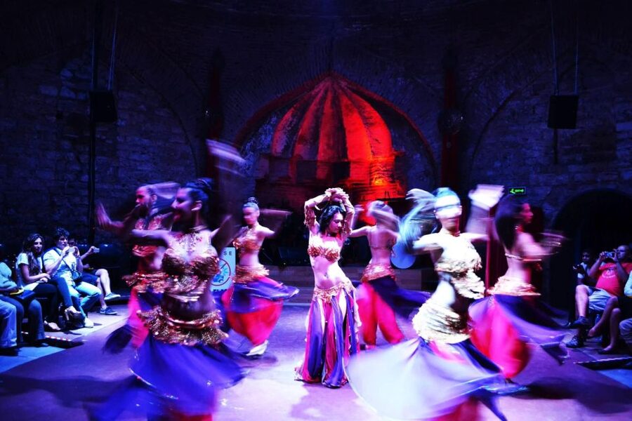 Cappadocia: Traditional Turkish Performance Night with Drink - The mock Turkish wedding: red bridal dress, three “tests,” and a group dance