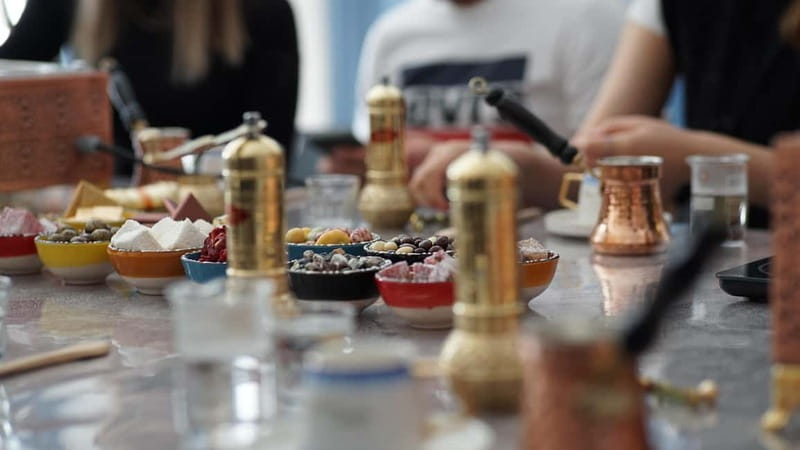 Cappadocia: Turkish Coffee Workshop on Sand & Fortune + Gift - Turkish tea, snacks, and the social side of the ritual