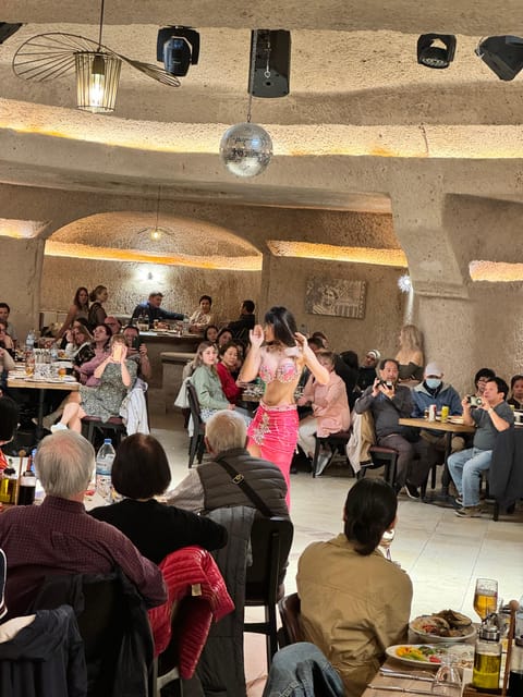 Cappadocia Turkish Night wTransfer,Dinner &Unlimited Drinks - The Dance Show: Folk Costumes, Belly Dance, and Audience Participation