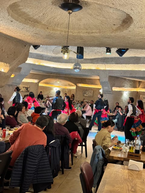 Cappadocia Turkish Night wTransfer,Dinner &Unlimited Drinks - Dinner in a Concept Cave: Meze, Dinner Choice, and Vegan Options