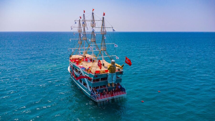City of Side: All-Inclusive Boat Ride and Foam Party - A half-day party that still includes real scenery in Side and Manavgat
