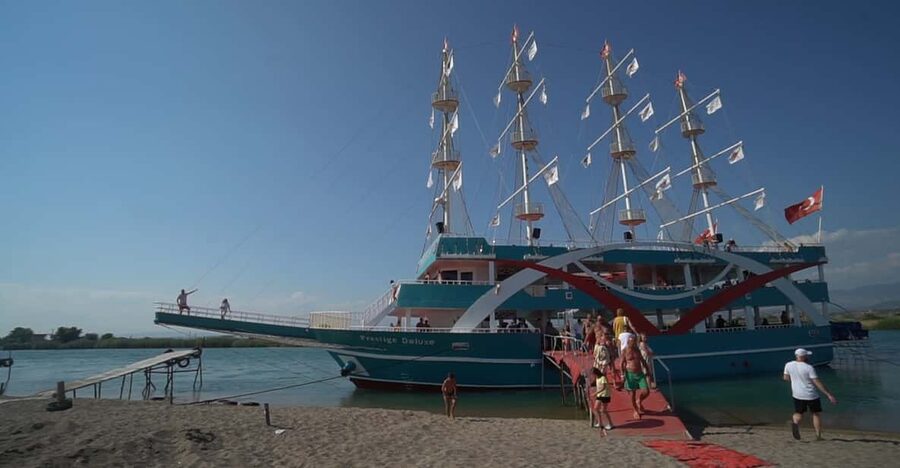 City of Side: Boat Tour on the Manavgat River w/ Bazaar Trip - From Side hotels to the Manavgat pier, the day starts smooth