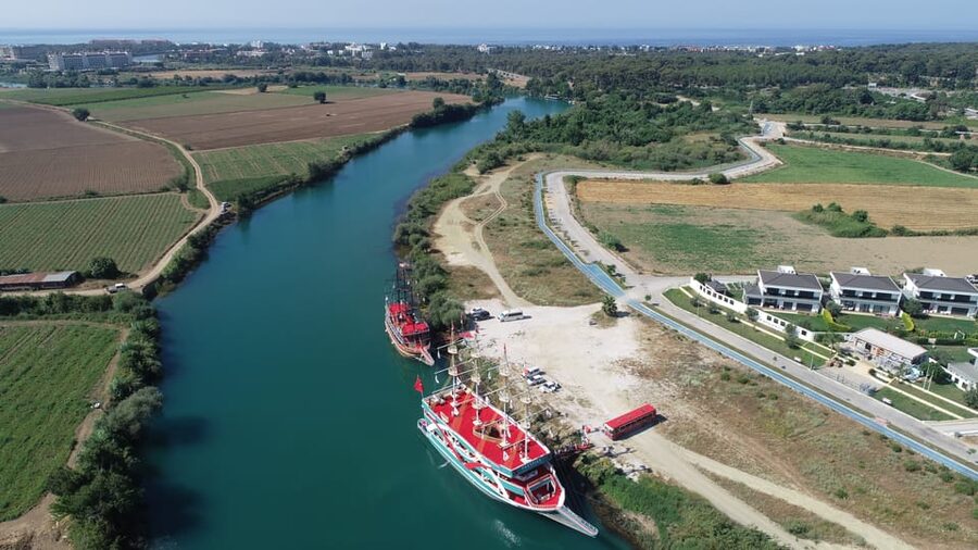 City of Side: Boat Tour on the Manavgat River w/ Bazaar Trip - Cennet Beach swim break, fresh and salt water in one stop