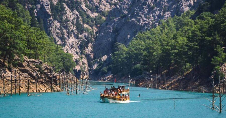 City of Side: Cabrio Bus & Green Lake Boat Tour with Lunch - Manavgat Waterfall: a classic stop, with the one extra cost