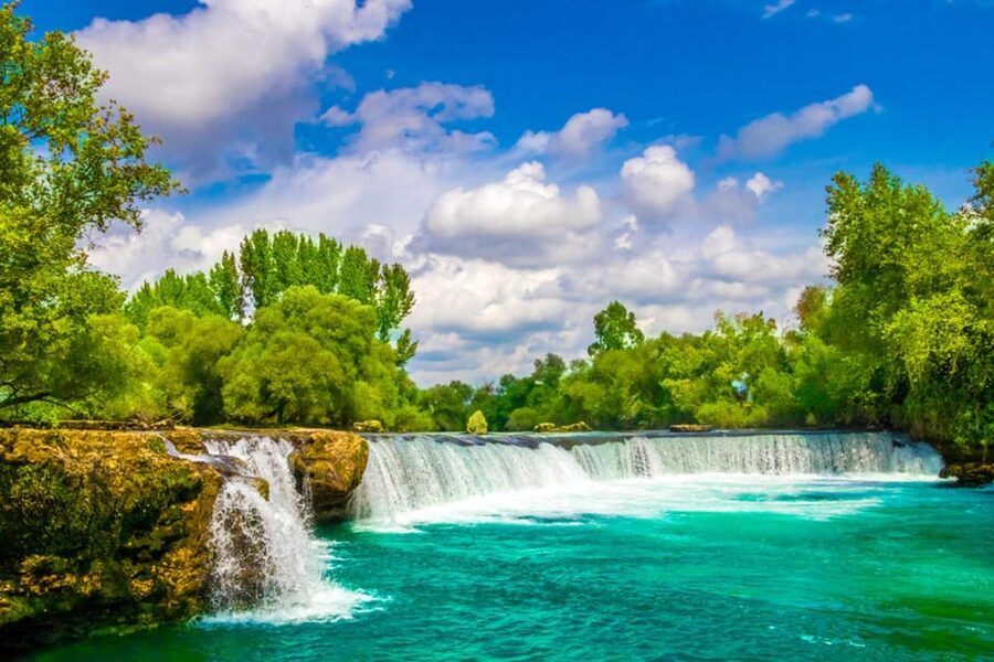 City of Side: Cabrio Bus & Green Lake Boat Tour with Lunch - Green Lake viewpoint and boat tour: the part people remember