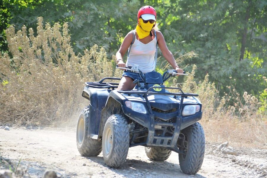 City of Side: Guided Quad Bike Riding Experience - The 15 km ride near the Manavgat River: pace, curves, and off-road reality