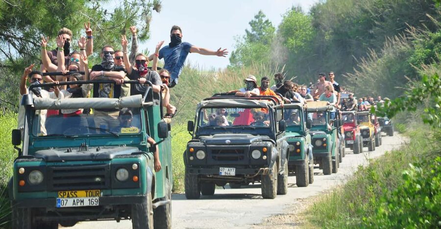City of Side: Jeep Safari & Green Lake Boat Trip with Lunch - Side Hotel Pickup and the Jeep Safety Brief That Sets the Tone