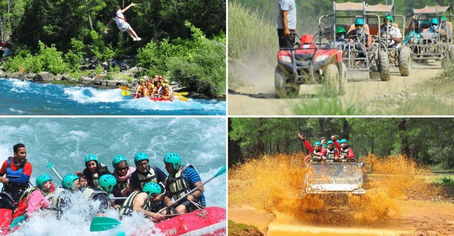 City of Side: Rafting, Zipline, Jeep, Buggy and Quad Combo - Getting there from Side, and what the fixed schedule changes