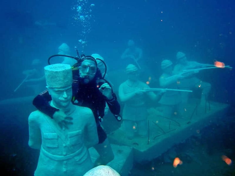 City of Side: Scuba Diving Underwater Museum with Pickup - Underwater session number one: clear water and marine life