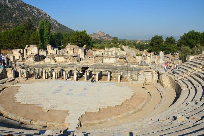 Daily Ephesus & House of Virgin Mary from Istanbul - Small Group - Ephesus Ancient City: Library of Celsus, Great Theatre, and the sidewalk clues