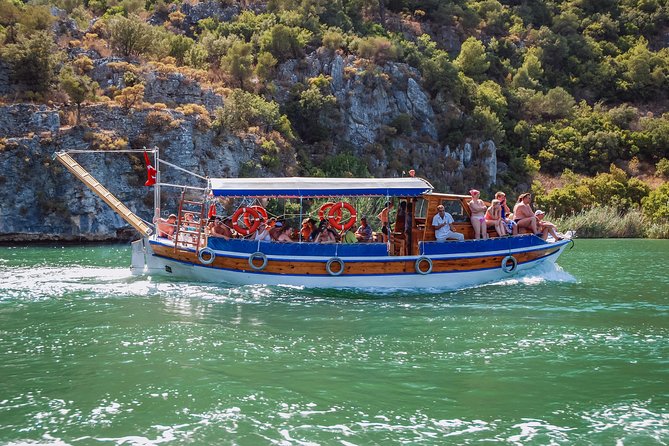 Dalyan River Cruise, Turtle Beach & Mud Baths from Marmaris - Lycian rock tombs of Kaunos: short visit, high impact
