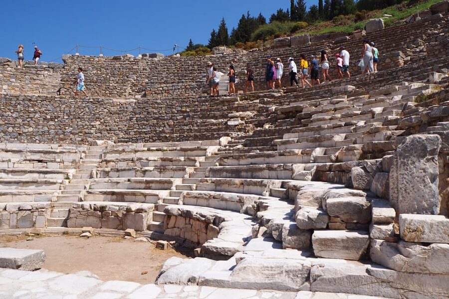 Ephesus: Half-Day Tour from Kusadasi - Great Theatre: the scale is the story, and St. Paul adds weight
