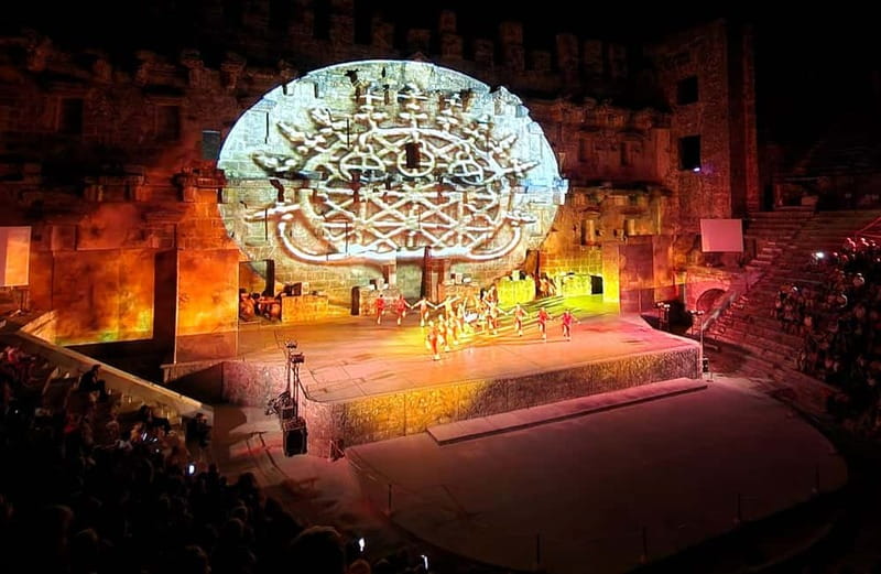 Fire of Anatolia Dance Show at Ancient Aspendos - The performance core: folk dance, costumes, and live music