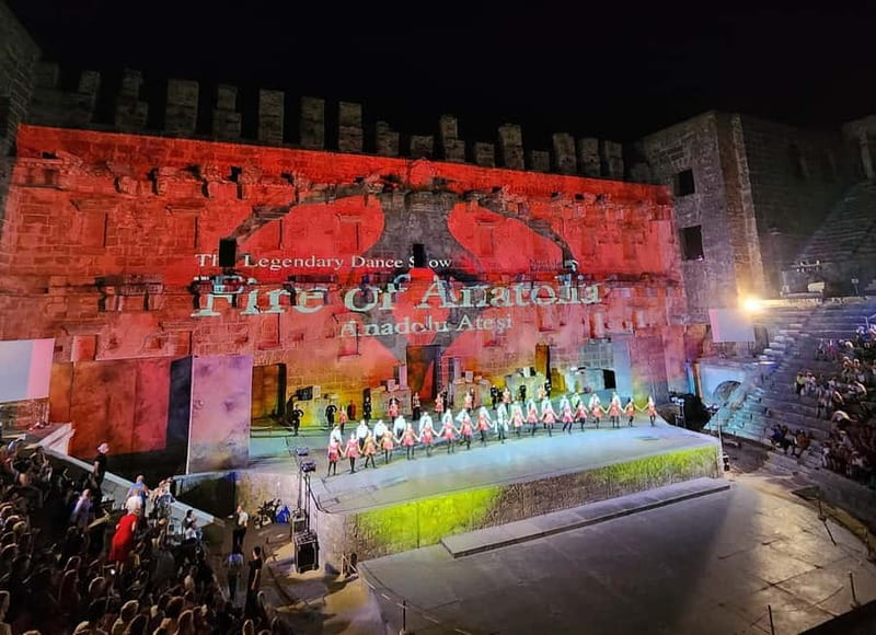Fire of Anatolia Dance Show at Ancient Aspendos - Your evening plan: arriving for the 9:00 PM start