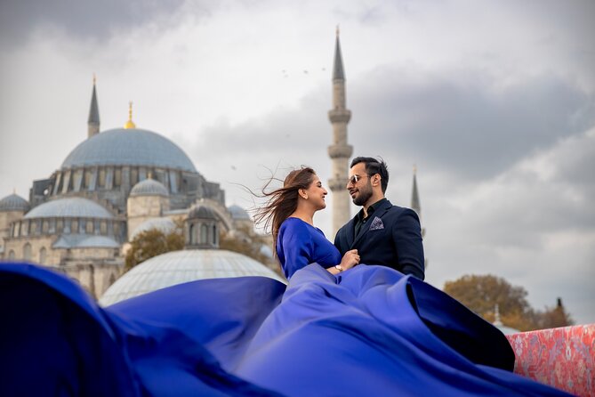 Flying Dress Photography on an Iconic Rooftop in Istanbul - Your photo haul: same-day delivery, 20 retouched images, and the short rail