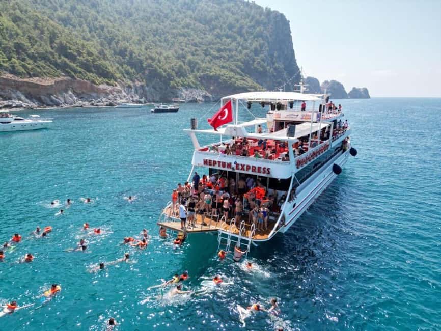 From Alanya: Boat Tour with Unlimited Soft Drinks and Lunch - Drinks and Extras: Unlimited Soft Drinks, Then the Bar