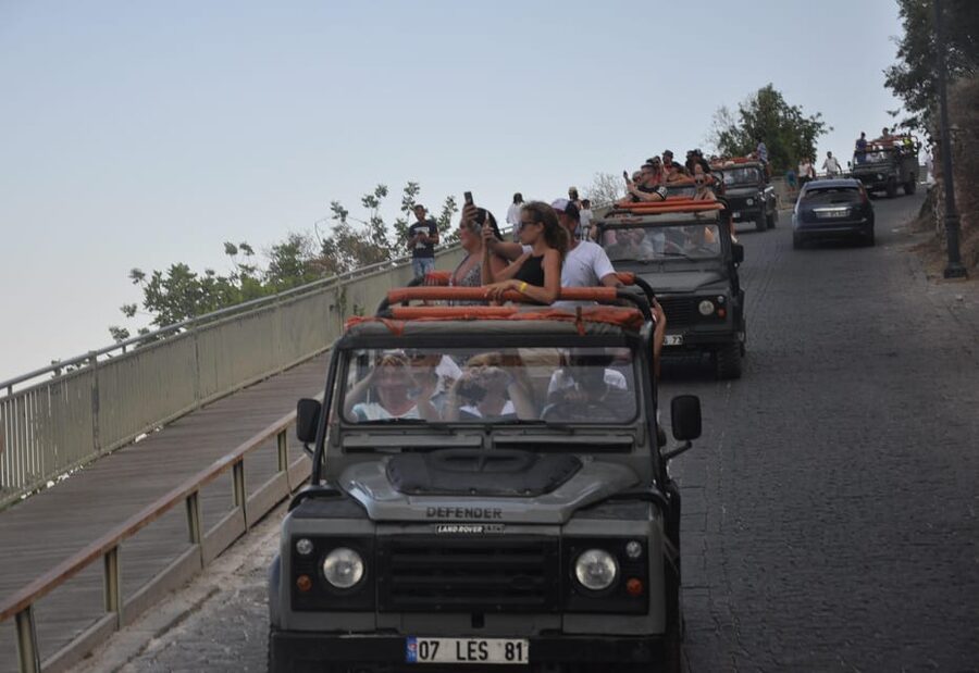 From Alanya: Night Safari Tour with Dinner and Boat Tour - Alanya viewing terrace after the sea, before you head toward Dim Çayı