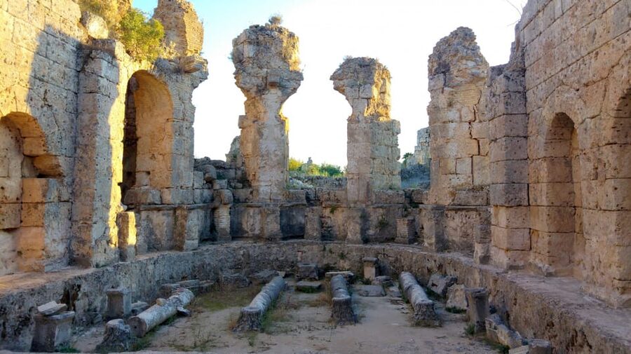 From Antalya: Day Tour of Ancient Roman Sites - Manavgat waterfall: nice finish, but closures can happen