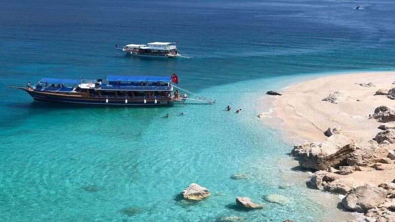 From Antalya/Kemer: Suluada Island Boat Trip with Sunset - Sunset boat trip reality check from the mountain side