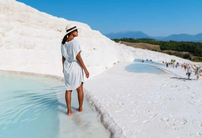 From Antalya or Kemer: Full-Day Pamukkale & Hierapolis Tour - Hierapolis first? Or Pamukkale first? Either way, you get the big hits