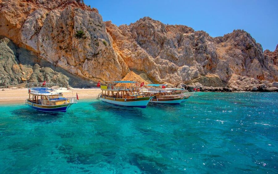From Antalya or Side: Suluada Island Boat Trip with Lunch - English, Service, and Communication on a Boat Day
